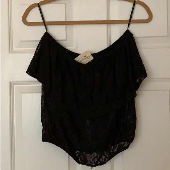 Forever 21 Lace Strapless Top - Picture 4 of 5